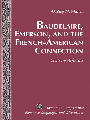 cover image of Baudelaire, Emerson, and the French-American Connection